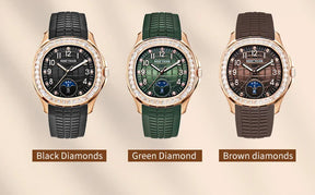 Relógio Masculino Reef Tiger RGA1805 – Quadrado Esportivo de Luxo