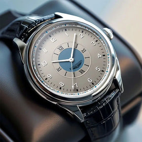 Relógio Masculino Luxo Business 2025 – Quartz de Alta Precisão | À Prova d’Água | Pulseira de Couro Premium