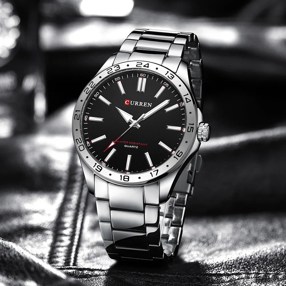Relógio Masculino CURREN 8452 – Luxo Minimalista