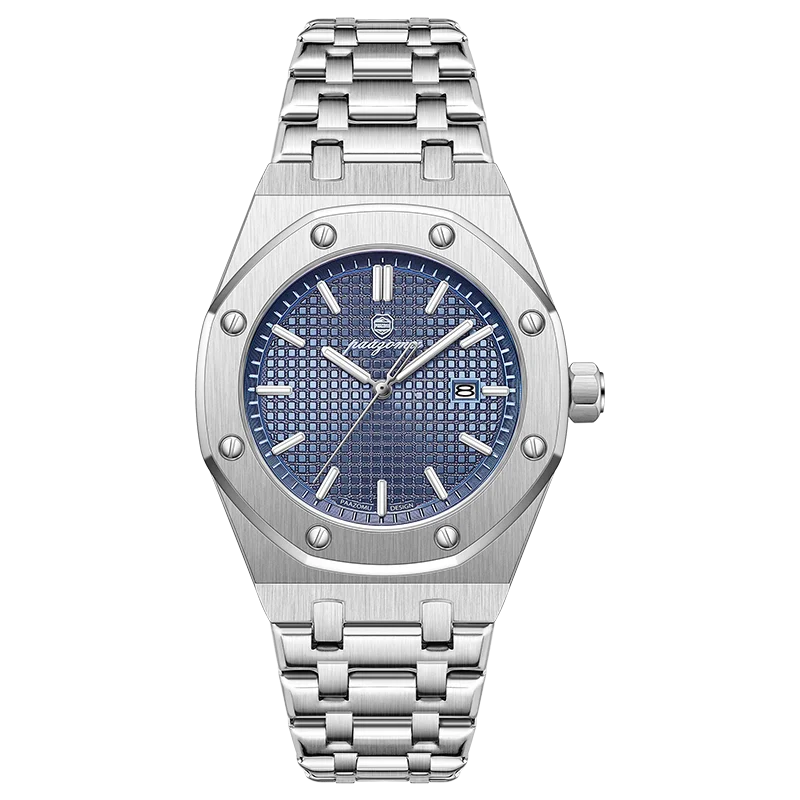 Relógio Masculino PAAZOMU Luxo – Inox Premium | Luminoso | À Prova d’Água