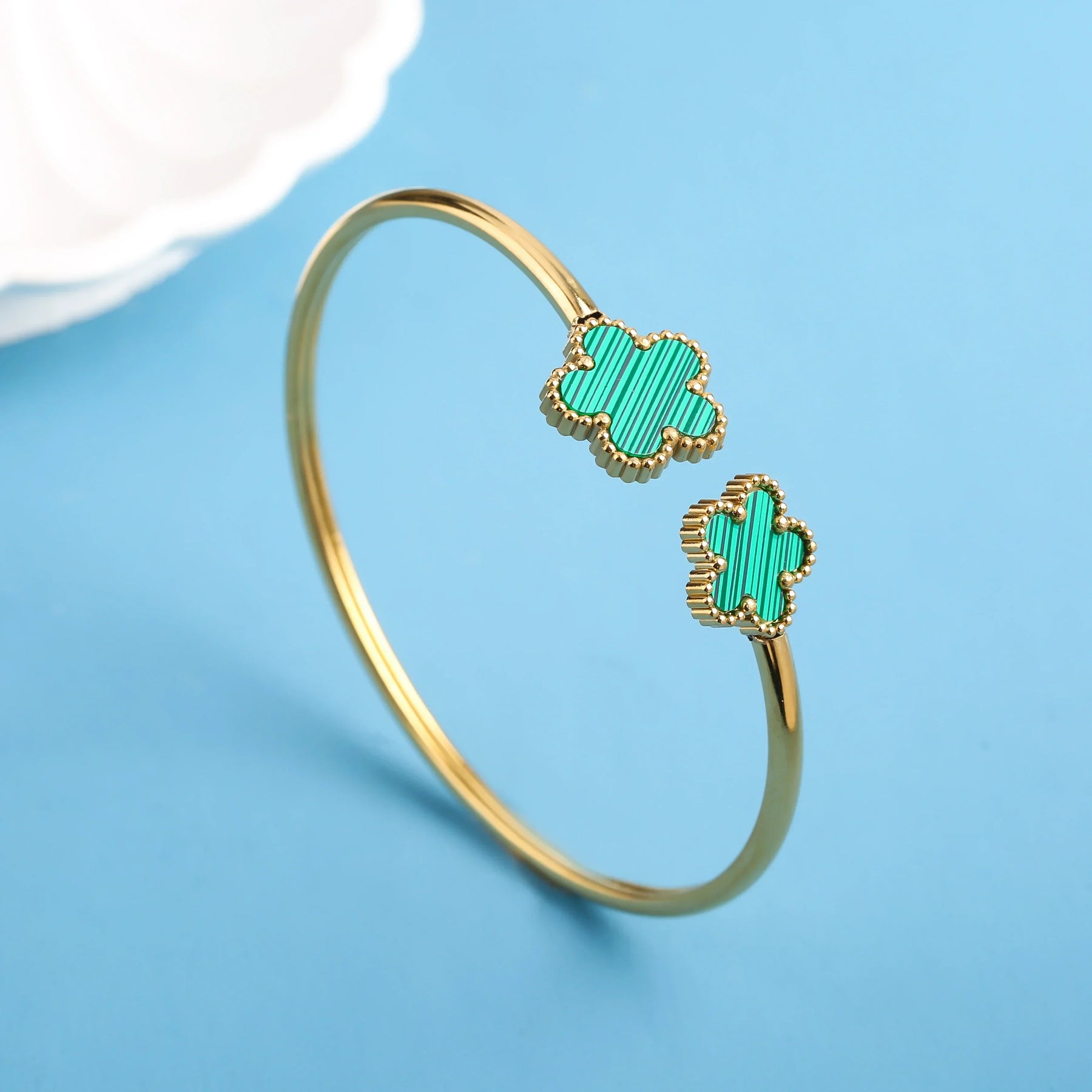 Bracelete Luxuoso Unissex Five-Leaf Flower