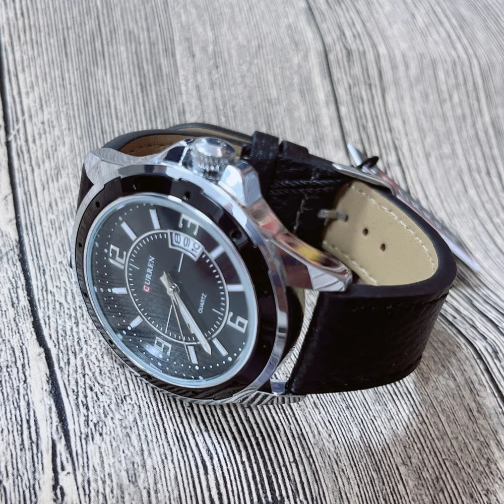Relógio Masculino CURREN Original – Militar Esportivo