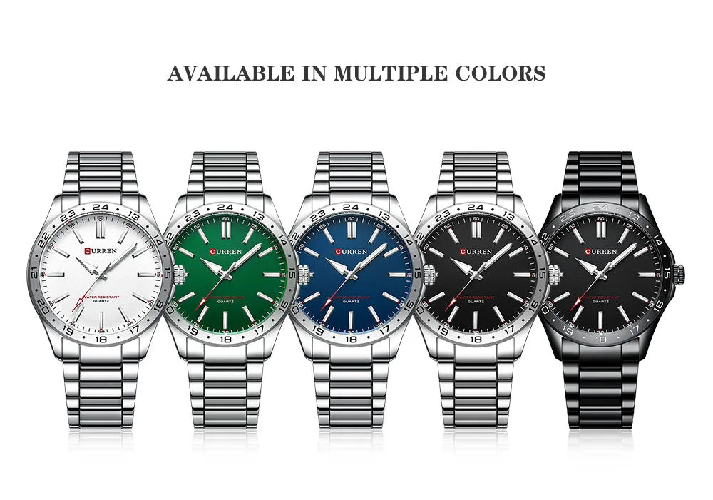 Relógio Masculino CURREN 8452 – Luxo Minimalista