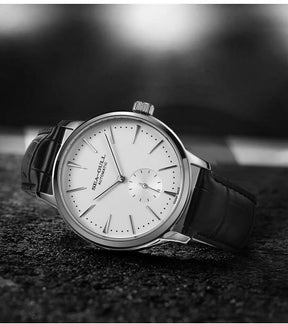 Relógio Masculino Seagull 6075 – Mecânico Automático | Couro Premium | 50m à Prova d’Água