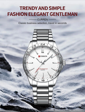 Relógio Masculino CURREN 8452 – Luxo Minimalista