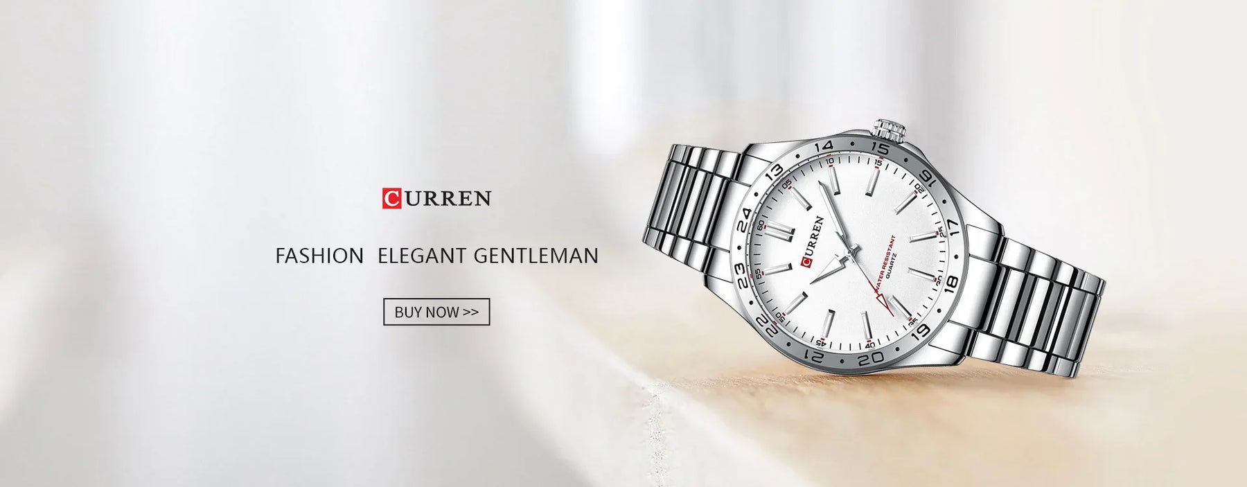 Relógio Masculino CURREN 8452 – Luxo Minimalista