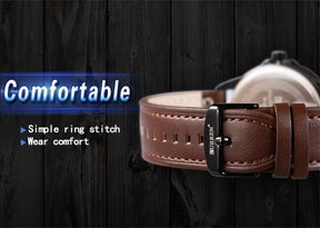 Relógio Masculino CURREN Original – Militar Esportivo