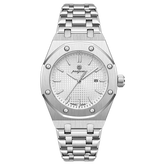 Relógio Masculino PAAZOMU Luxo – Inox Premium | Luminoso | À Prova d’Água