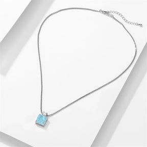 Conjunto Colar e Brincos em Zircônia